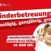 Kinderbetreuung ganztägig, ganzjährig, gratis