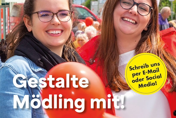 Werbe-Sujet "Gestalte Mödling mit!"