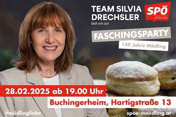 Faschingsparty 2025, Motto: 150 Jahre Mödling