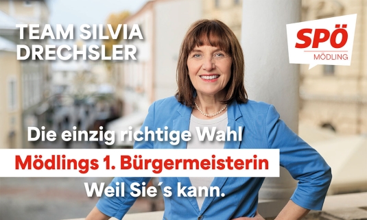 Silvia Drechsler – Mödlings erste Bürgermeisterin