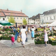 Mödlinger Naschmarkt am Freiheitsplatz