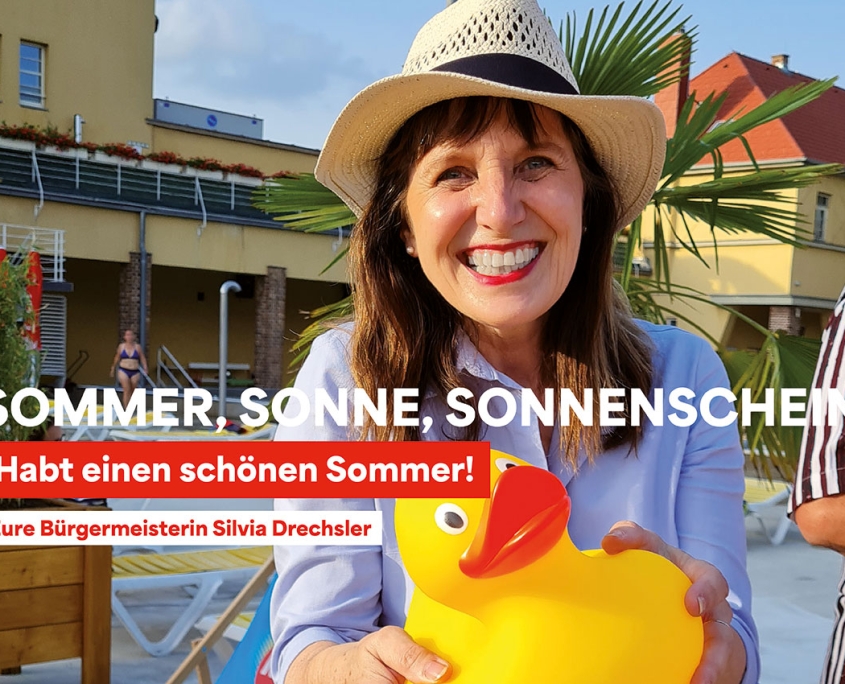 Sommer-Plakat der SPÖ Mödling Sommer-Plakat der SPÖ Mödling
