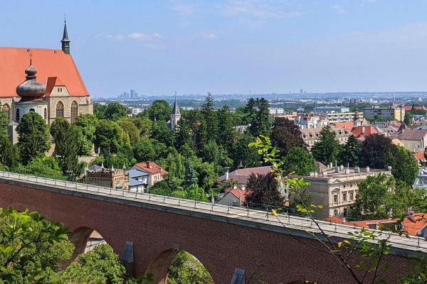 Blick auf die Stadt Mödling
