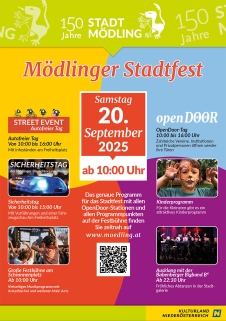 Am 20. September feiert Mödling ein großes Stadtfest