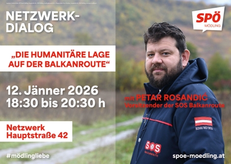 A1-Plakat, Netzwerk-Dialog, 12.01.2026, Die humanitäre Lage auf der Bakanroute