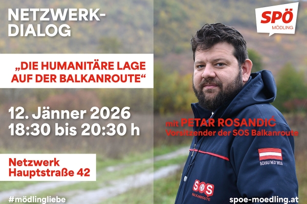 A1-Plakat, Netzwerk-Dialog, 12.01.2026, Die humanitäre Lage auf der Bakanroute